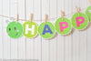caterpillar printable party banner