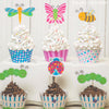 Printable Cute Insect Cupcake Kit - Kudzu Monster 