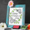 Mother's Day Finger Paint Art Activity: Floral Wreath