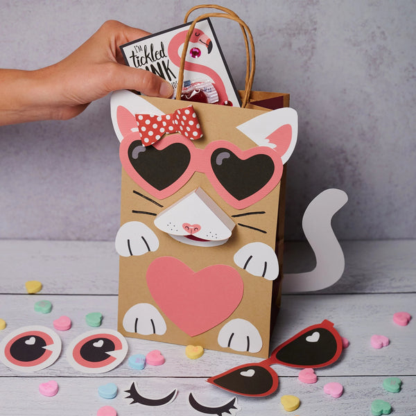 Cat Valentine Box Decor Kit