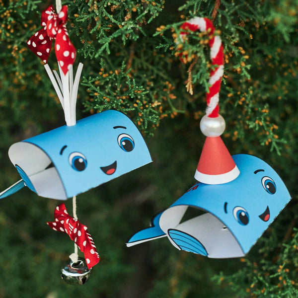 Jingle Whale Ornament