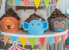 Printable Circus Party Deluxe Decor Kit cupcake wrappers animals