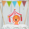 printable circus lion cake topper centerpiece