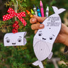 Jingle Whale Ornament