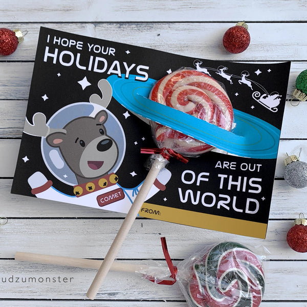 Comet Reindeer Space Sucker Holder