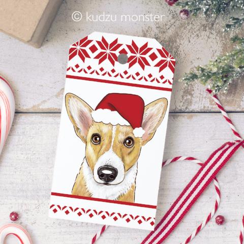 DIY Corgi Gift Tags