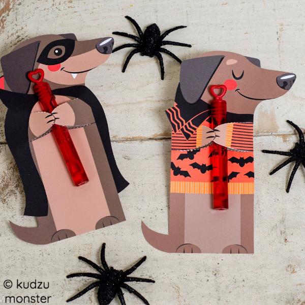 Halloweenie Dachshund Treat Hugger