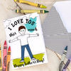 Father's Day Coloring Card