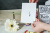Flower Coloring Activity Card