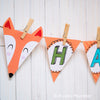 Printable Fox A-Z Party Banner - Kudzu Monster
 - 1