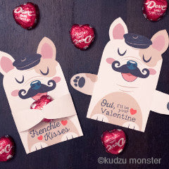 Valentine French Bulldog Candy Huggers - Kudzu Monster