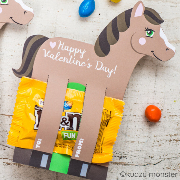 Valentine Horse Candy Huggers - Kudzu Monster