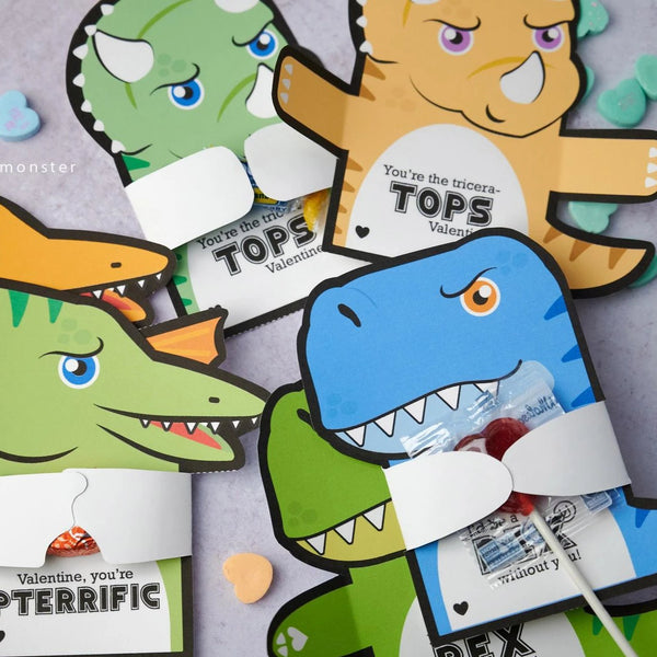 Dinosaur Hugger Valentines