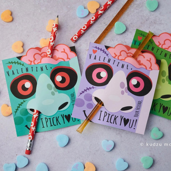 Zombie Nose Picking Valentine