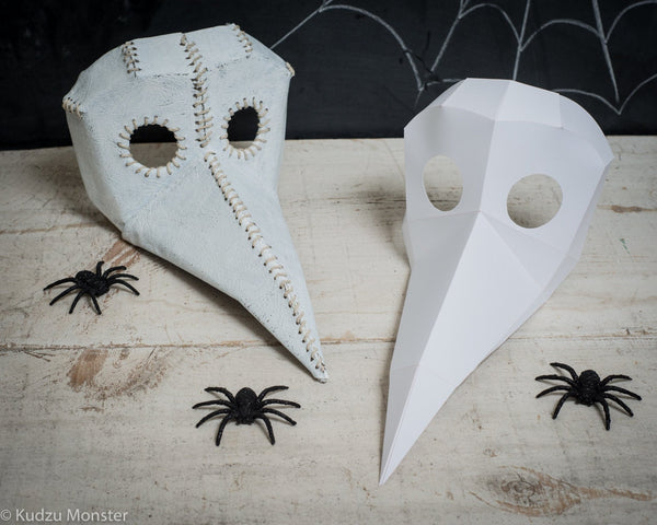 Printable Paper Plague Doctor Mask – Kudzu Monster printable-paper-plague-doctor-mask-kudzu-monster