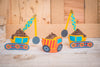 Dump Truck Party Kit Printable Construction Birthday Decor Instant Download print at home Dumptrucks, Trash Cans, Road Signs, Boy birthday