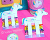 Unicorn Rainbow Printable Party Decor and Birthday Activity Kit Instant Download photo props, banner, cupcake wrappers, party favors, & more