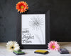 Father's Day Finger Paint Art Printable Dandelion DIY Kid's Art Activity for Dad Fingerprints Ink Pad Interactive 8x10 inch Art work Print