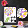 Mother's Day Finger Paint Art Printable Dandelion DIY Kid's Art Activity for Mom Fingerprints Ink Pad Interactive 8x10 inch Art work Print