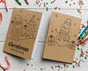 Printable Christmas Activity Book for the Kids Table | Santa Coloring Craft for Kids at Holiday Dinner | Maze, Word Find, Connect the dots