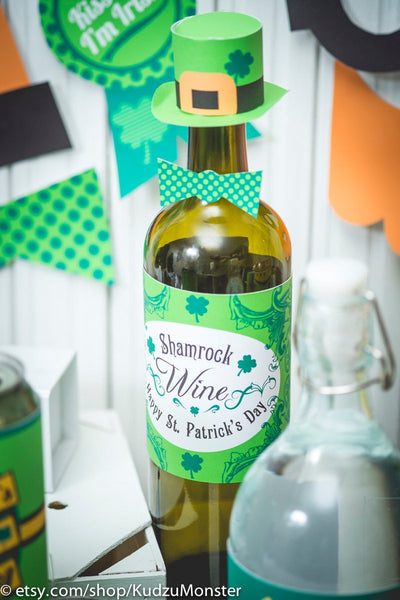St. Patrick's Day Adult Party Printable Decor Kit – Kudzu Monster