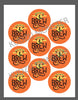 Instant download Halloween mason jar lid witch brew label print at home bat monster candy jar gift moonshine coffee cocktail juice punch