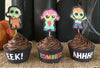 INSTANT Download Zombie party cupcake toppers print at home dead hand grave yard tomb cute and creepy party classroom DIY decor craft