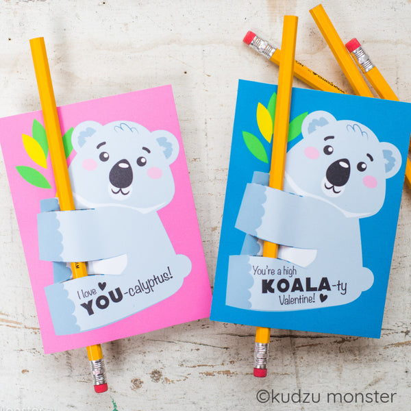 Valentine Koala Bear Huggers - Kudzu Monster