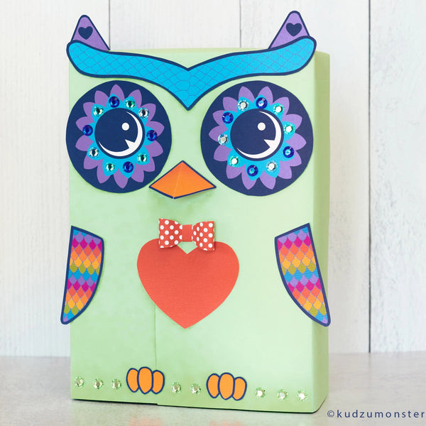 Owl Valentine Box Decor Kit