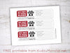 FREE Printable Pet Emergency Contact Card - Kudzu Monster
 - 2