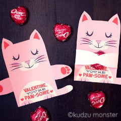Valentine Pink Kitten Candy Huggers - Kudzu Monster