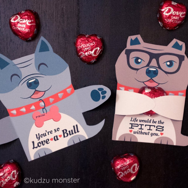 Valentine Pitbull Candy Huggers