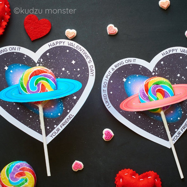 Saturn Sucker Valentine