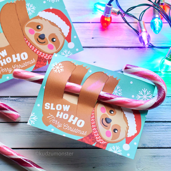 Sloth Candy Cane Hugger