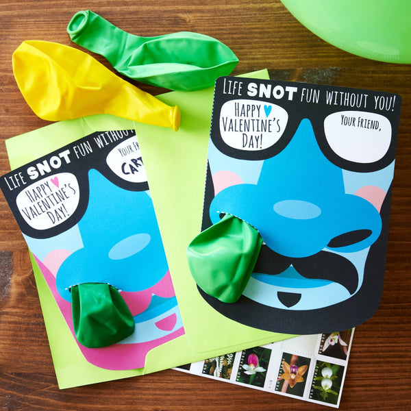 Snot Balloon Valentine Cards