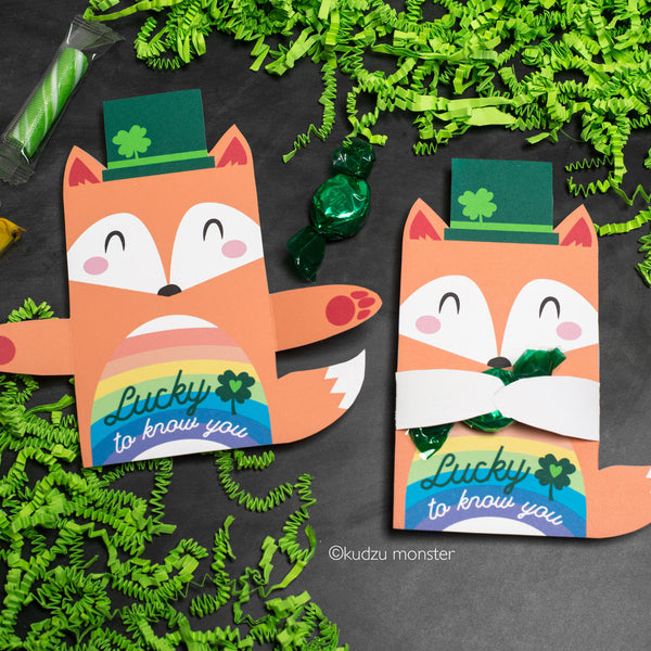 Fox Leprechaun Candy Hugger