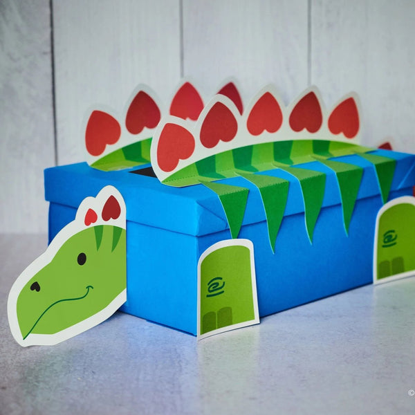 Stegosaurus Valentine Box Decor Kit
