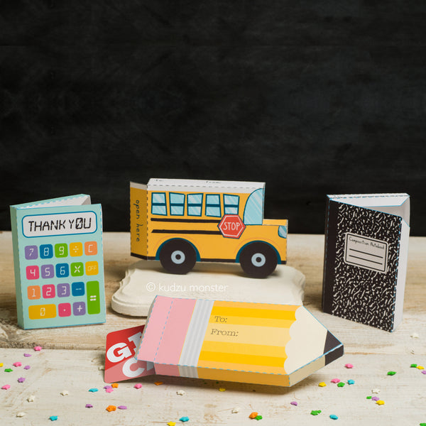 Teacher Appreciation Gift Card Box Collection