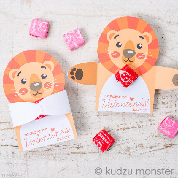 Valentine Lion Candy Huggers - Kudzu Monster