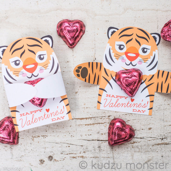 Valentine Tiger Candy Huggers - Kudzu Monster