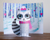 3D Raccoon Valentine Mail Craft Kit