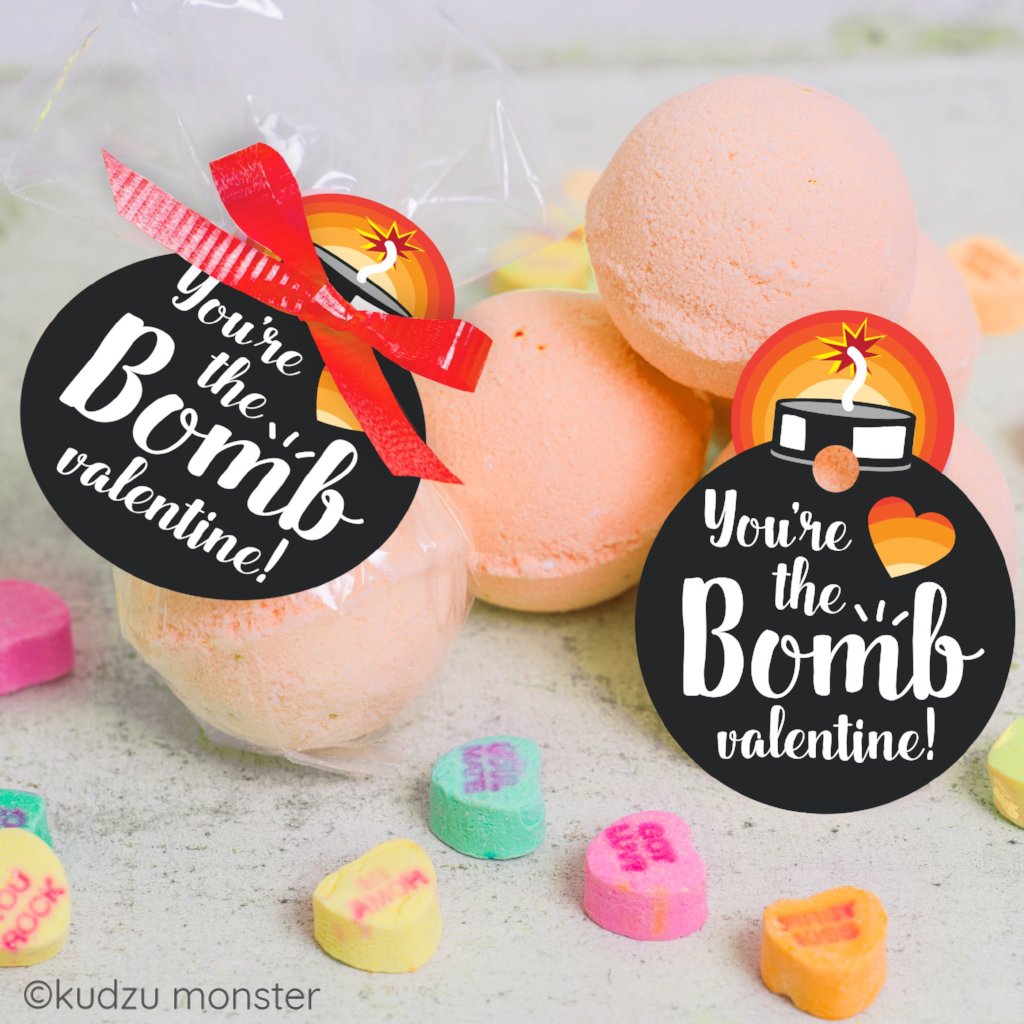 Bath Bomb Valentine