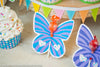 butterfly sucker holder party favor printable