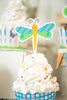 Printable Bug Garden Party Deluxe Kit - Kudzu Monster - dragonfly cupcake topper