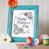 Mother's Day Finger Paint Art Activity: Floral Wreath
