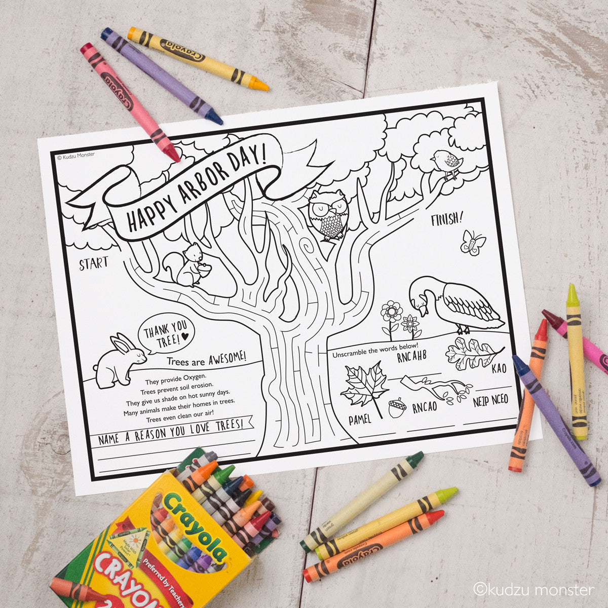 Arbor Day Coloring Pages