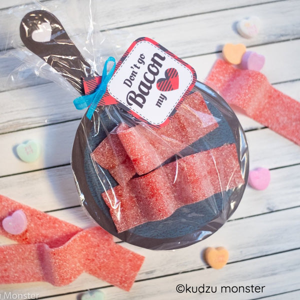 Bacon Candy Valentines