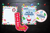 Printable Letter to Santa and Santa Arrow Sign Instant Download
