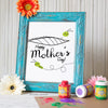 Mother's Day Finger Paint Art Activity: Caterpillar