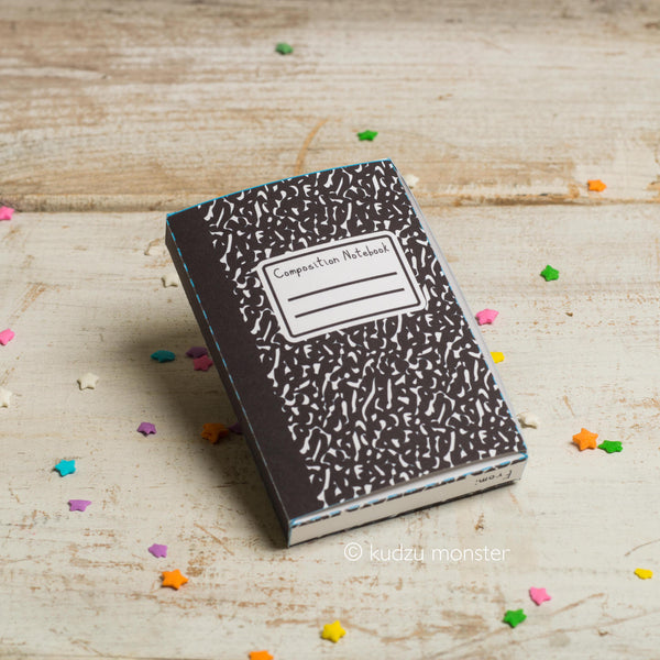 Teacher Appreciation Gift Card Box: Composition Notebook